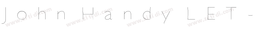 John Handy LET字体转换